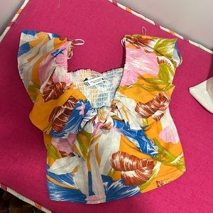 Fun pattern zara top